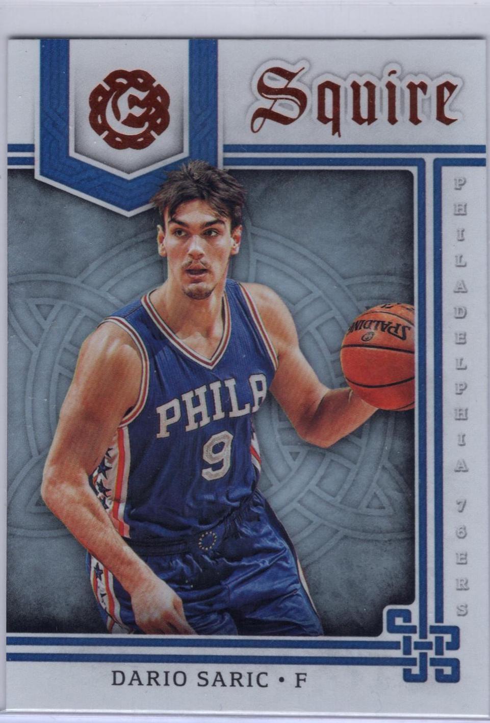 Dario Saric #15 Basketball Cards 2016 Panini Excalibur Squire