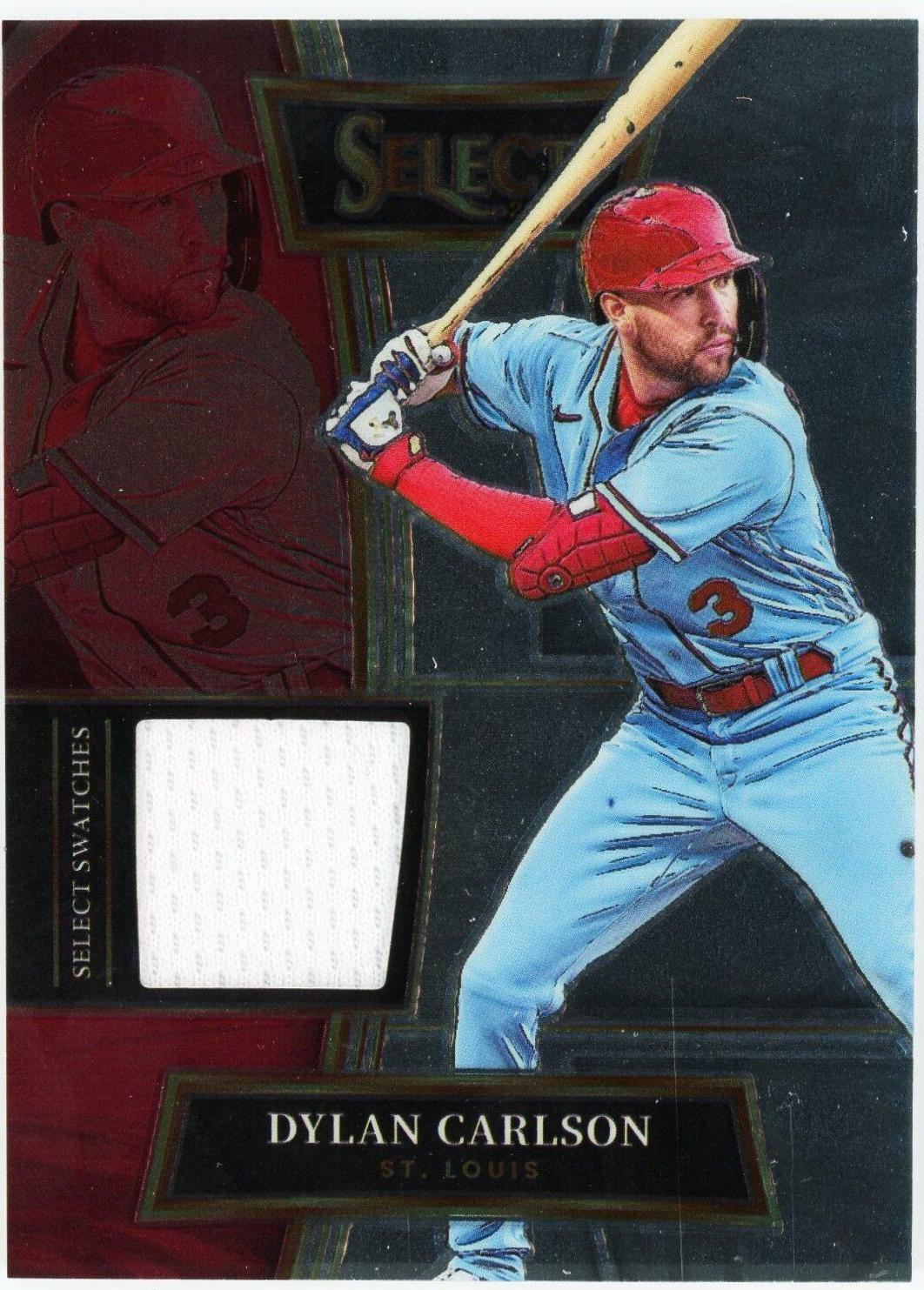 Dylan Carlson #SELS-DC Baseball Cards 2022 Panini Select Swatches