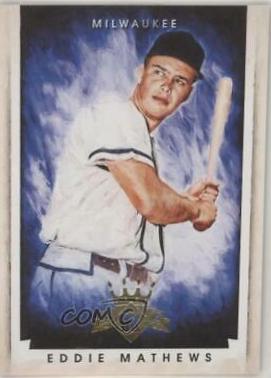 Eddie Mathews #42 Baseball Cards 2015 Panini Diamond Kings