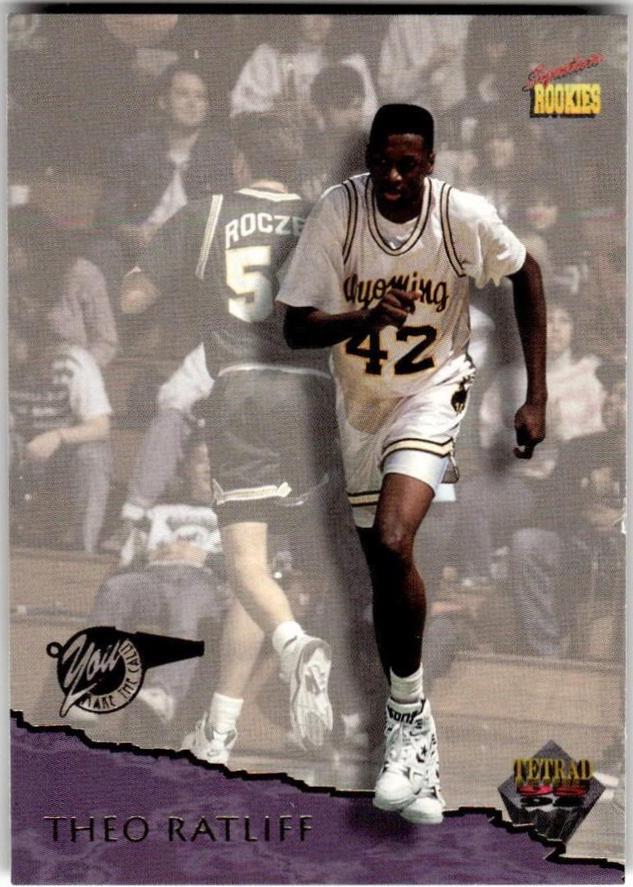 Theo Ratliff #23 1995 Signature Rookies Tetrad Basketball