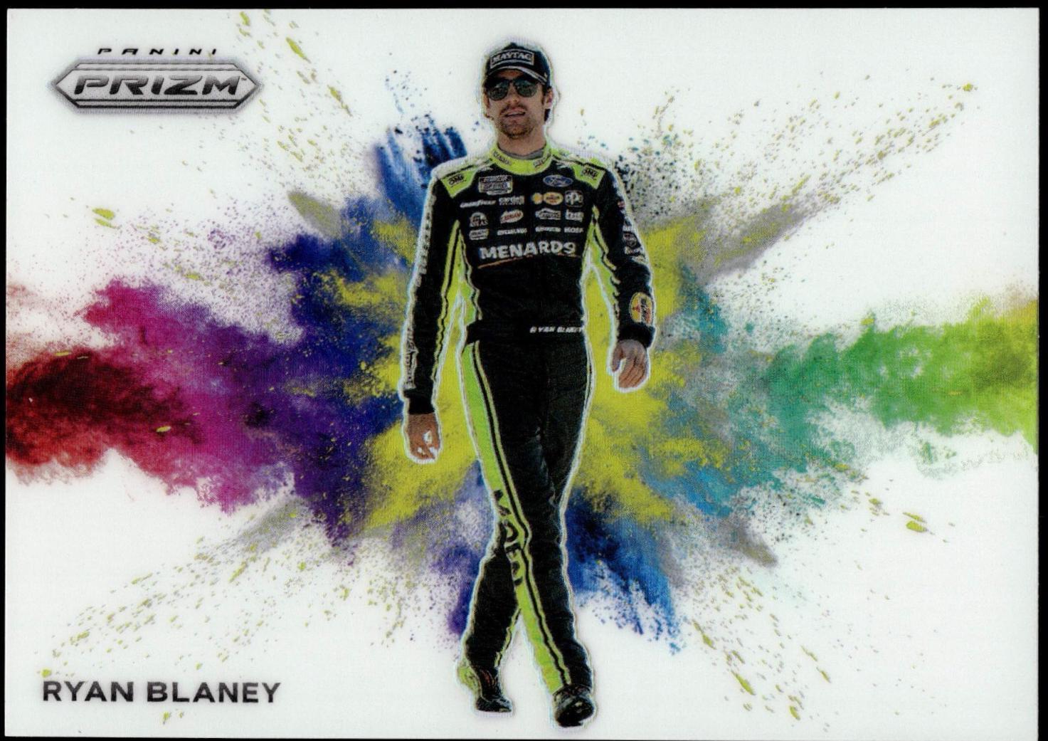 Ryan Blaney #8 Racing Cards 2024 Panini Prizm NASCAR Color Blast