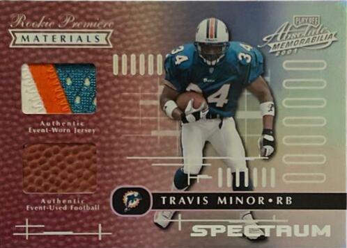 Travis Minor #164 2001 Playoff Absolute Memorabilia Football