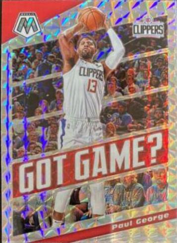 Paul George #3 Basketball Cards 2019 Panini Mosaic Got Game