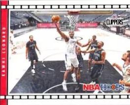 Kawhi Leonard #8 Basketball Cards 2021 Panini Hoops Lights Camera Action