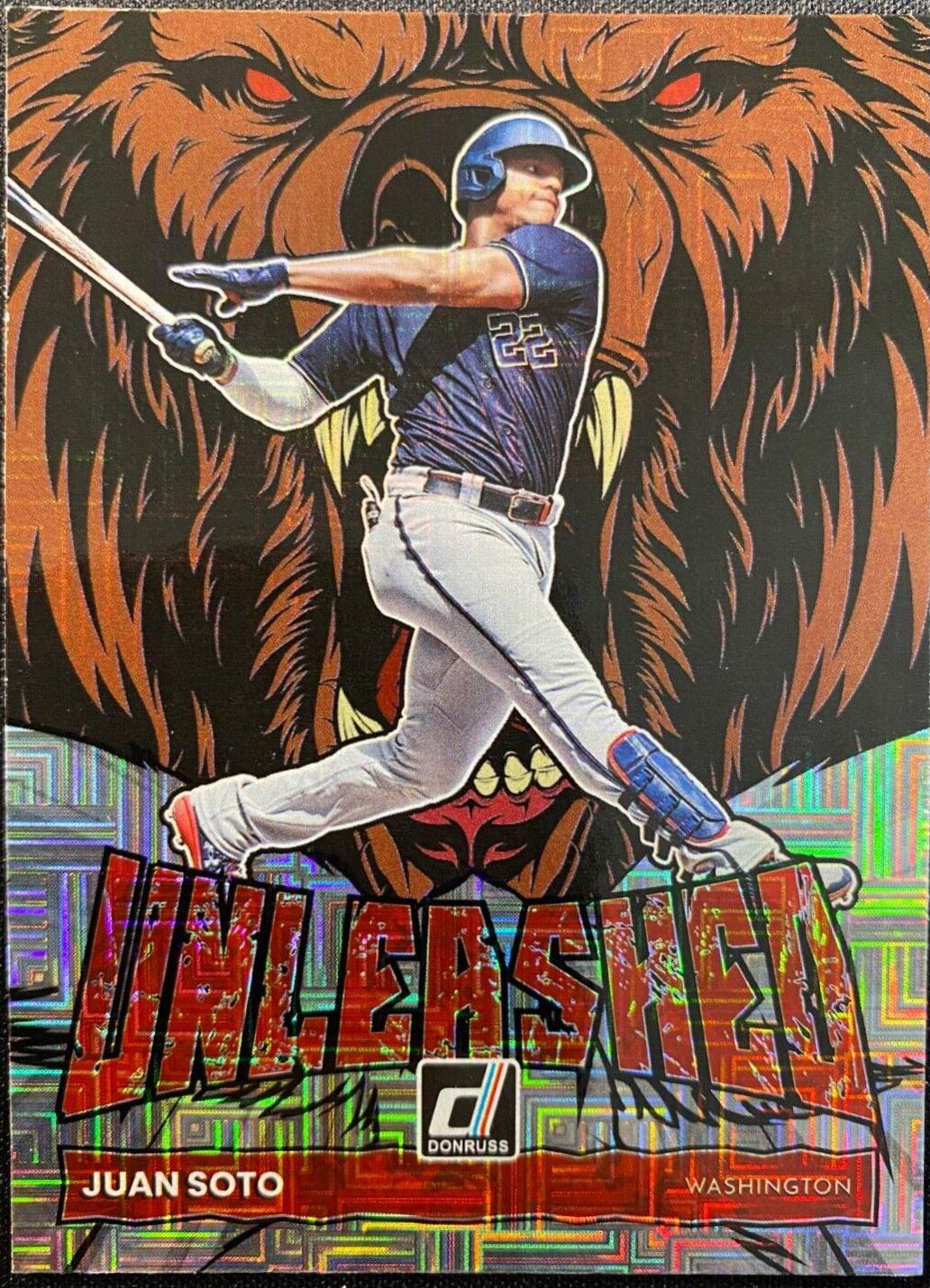 Juan Soto #UL-8 Baseball Cards 2022 Panini Donruss Unleashed
