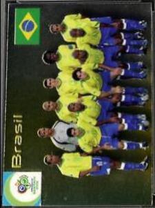 Brasil Team #8 Soccer Cards 2006 Panini World Cup Germany