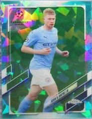 Kevin De Bruyne [Aqua] #18 Soccer Cards 2020 Topps Chrome UEFA Champions League Sapphire Prices