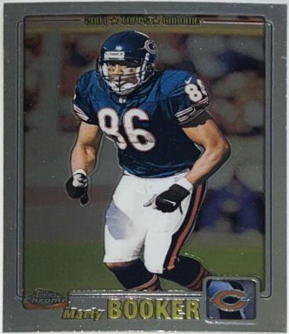 Marty Booker #21 Football Cards 2001 Topps Chrome