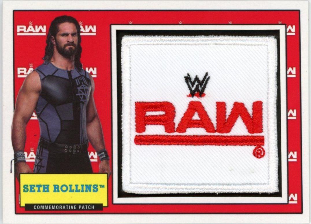 Seth Rollins Wrestling Cards 2017 Topps WWE Heritage Commemorative Patches