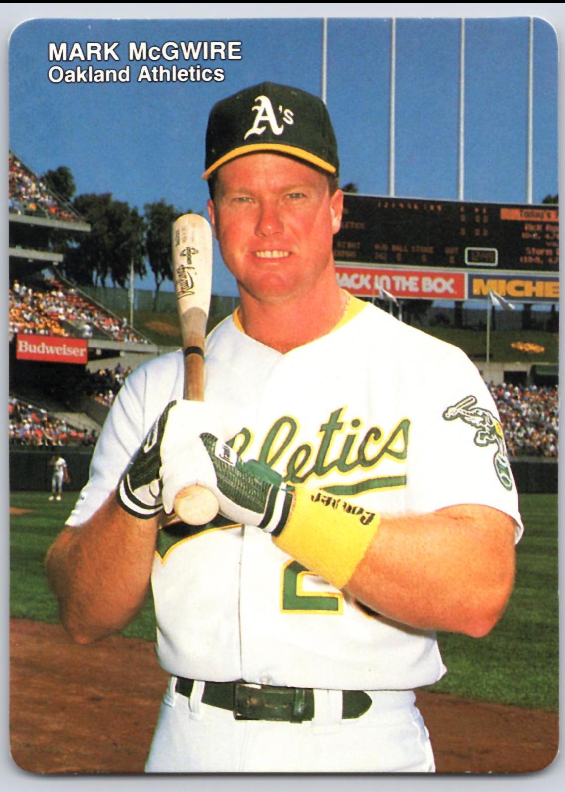 Mark McGwire #1 1990 Mothers Cookies Baseball