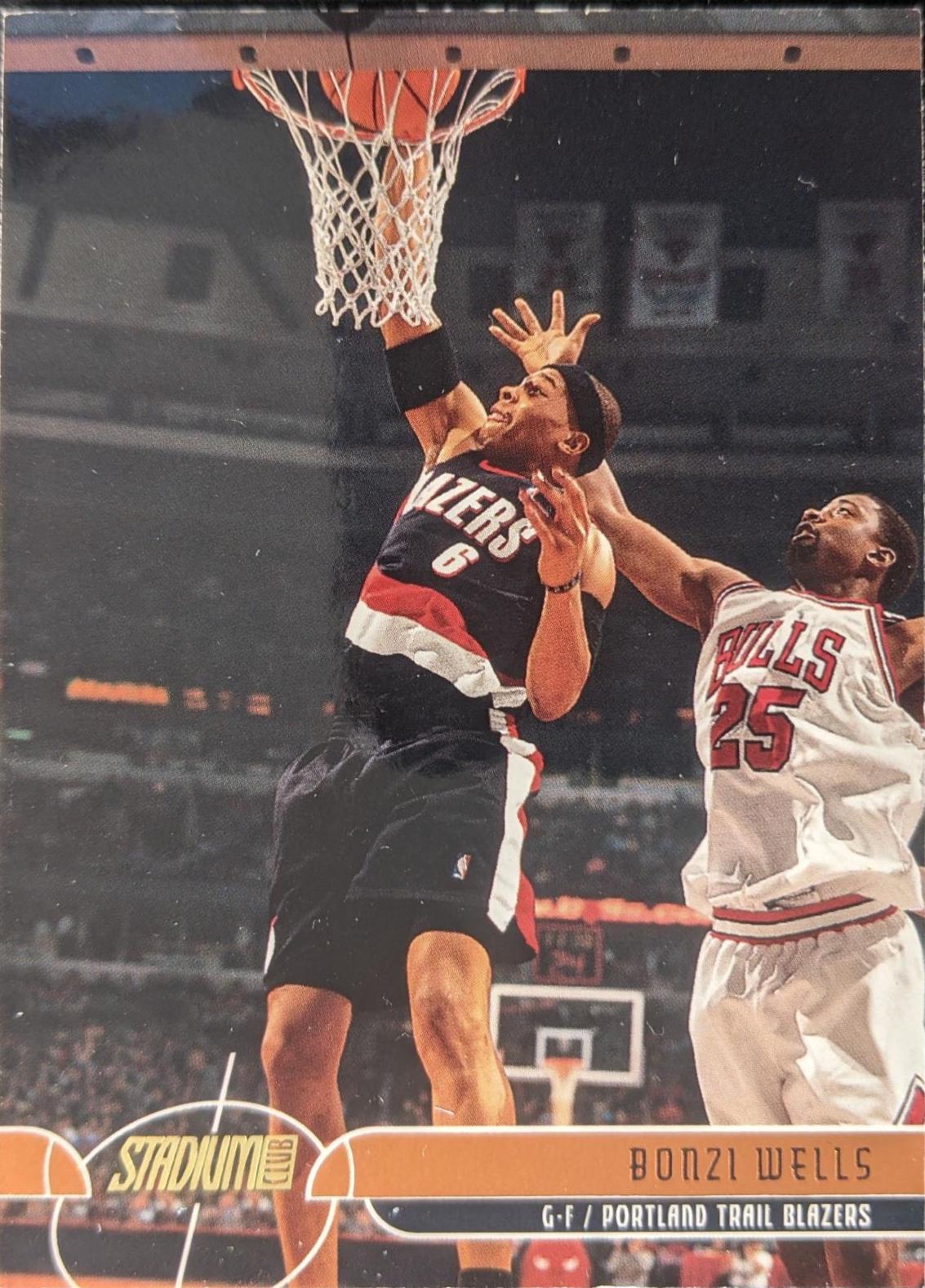 Bonzi Wells #3 Basketball Cards 2001 Stadium Club
