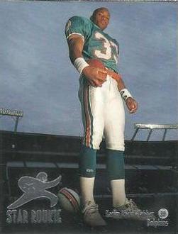 Karim Abdul Jabbar #27 Football Cards 1996 Upper Deck