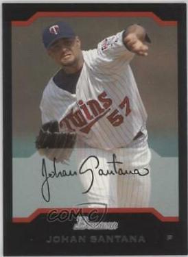 Johan Santana #65 Baseball Cards 2004 Bowman