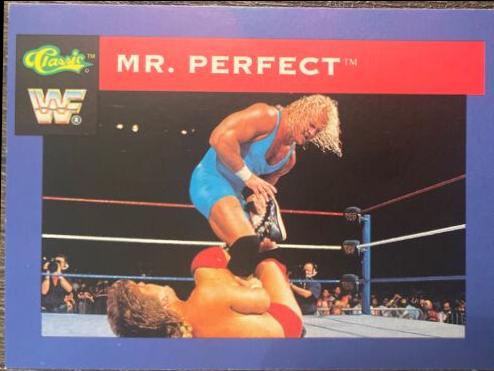 Mr. Perfect #29 Wrestling Cards 1991 Classic WWF
