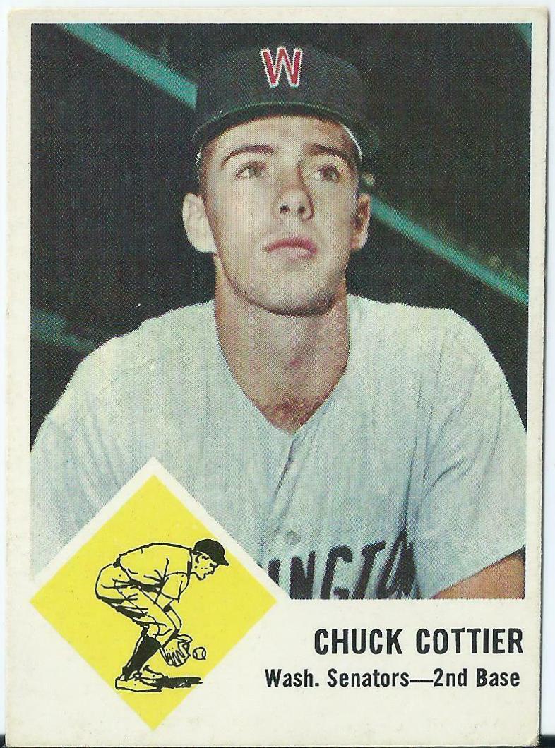 Chuck Cottier #28 Baseball Cards 1963 Fleer