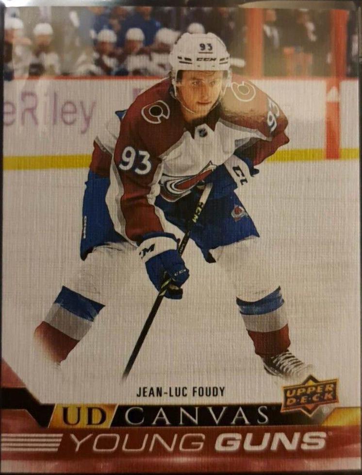 Jean Luc Foudy #C376 Hockey Cards 2022 Upper Deck UD Canvas