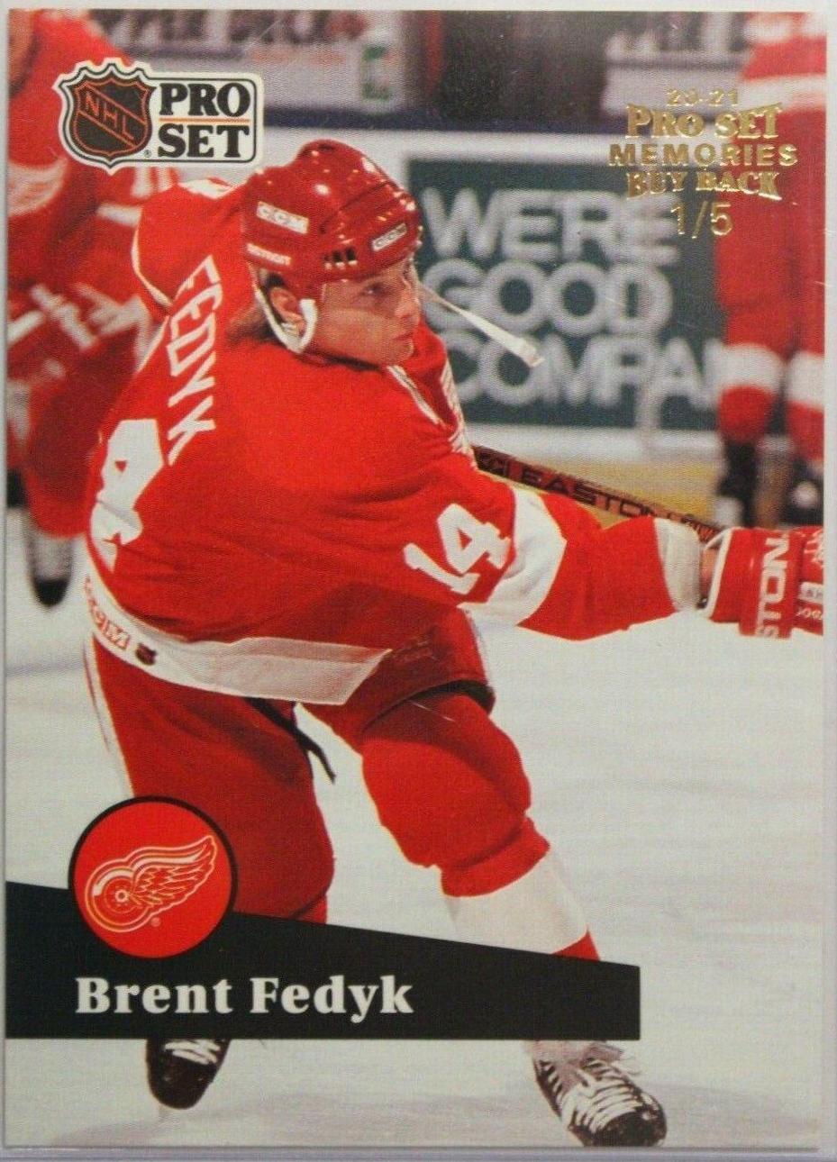 Brent Fedyk #379 Hockey Cards 1991 Pro Set