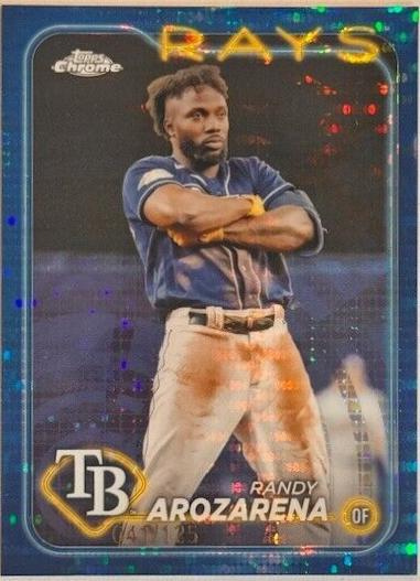 Randy Arozarena [Sonar Blue Refractor] #153