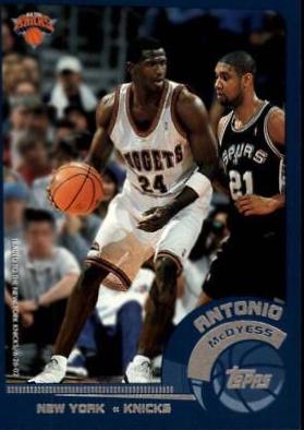 Antonio McDyess #34 Basketball Cards 2002 Topps