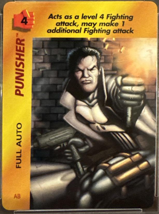 Punisher: Full Auto Marvel 1995 Fleer Overpower