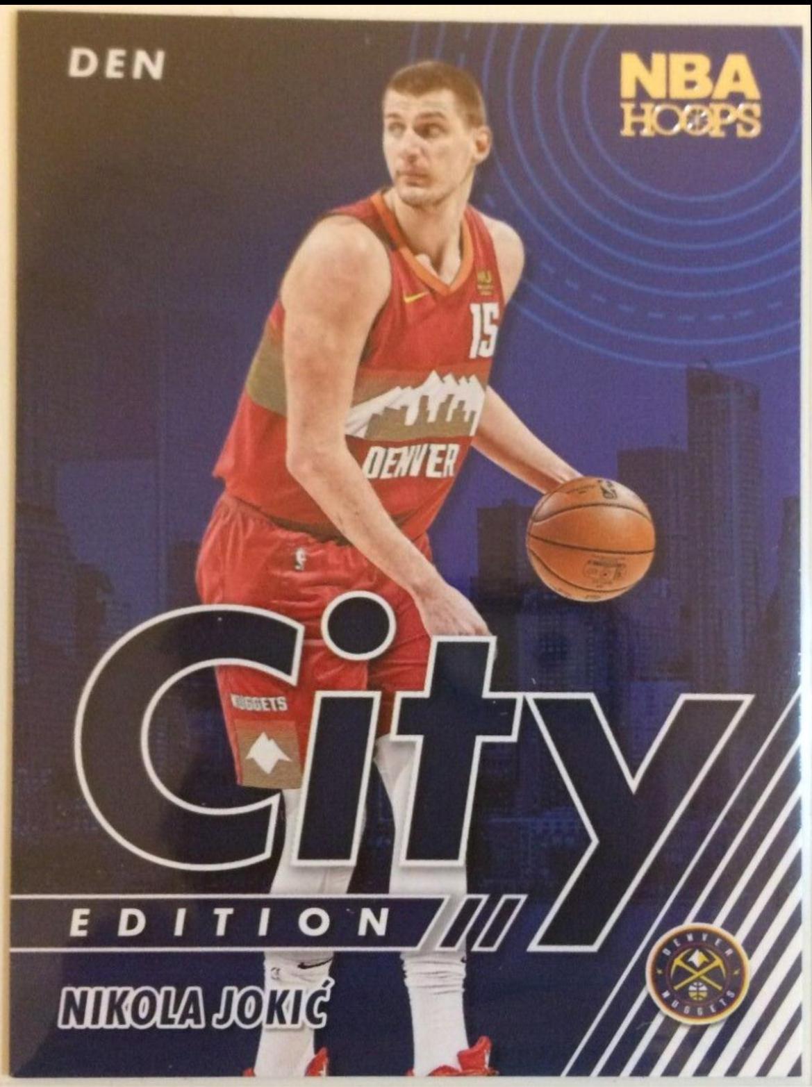 Nikola Jokic #18 Basketball Cards 2021 Panini Hoops City Edition