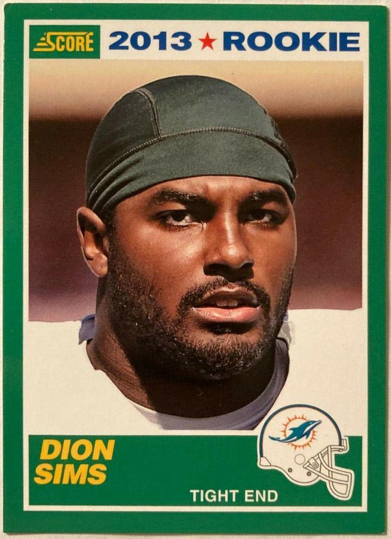 Dion Sims #362 Football Cards 2013 Panini Score
