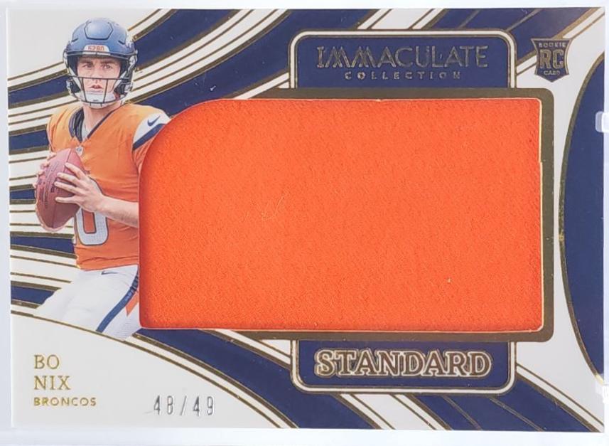 Bo Nix #21 2024 Panini Immaculate Standard Jersey Football