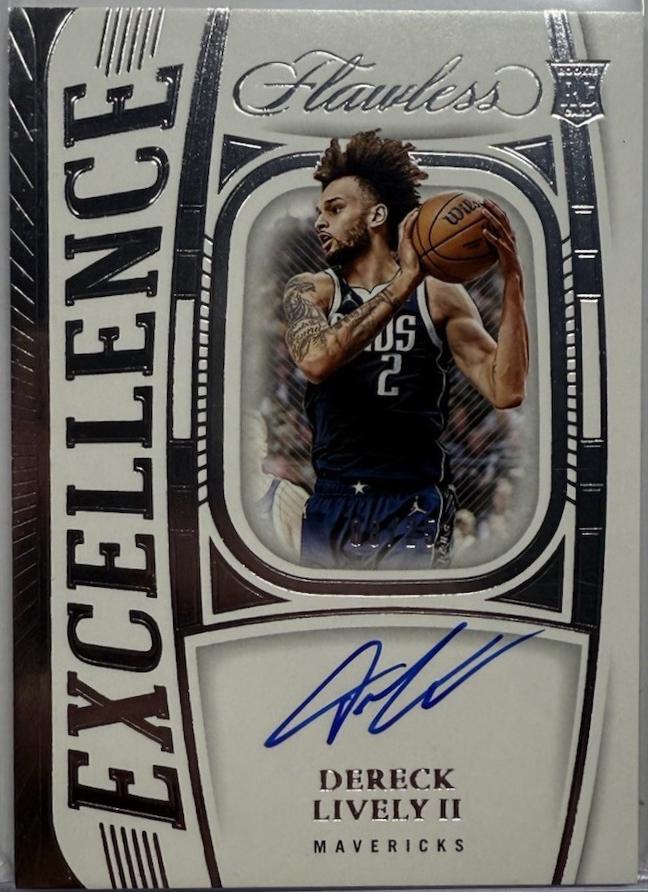 Dereck Lively II #20 2023 Panini Flawless Excellence Signatures Basketball