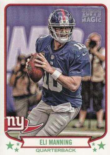 Eli Manning #5 Football Cards 2013 Topps Magic