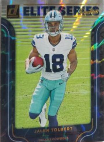 Jalen Tolbert #ESR-26 Football Cards 2022 Panini Donruss The Elite Series Rookies
