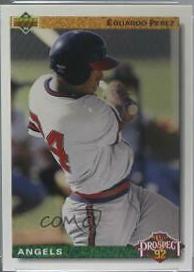 Eduardo Perez #52 Baseball Cards 1992 Upper Deck