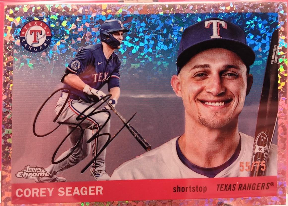 2025 Corey Seager [Rose Gold Mini-Diamond Refractor] #155