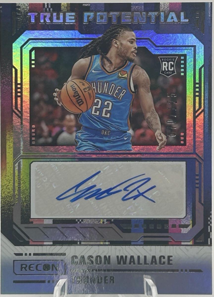Cason Wallace #TPS-CAS 2023 Panini Recon True Potential Signature Basketball