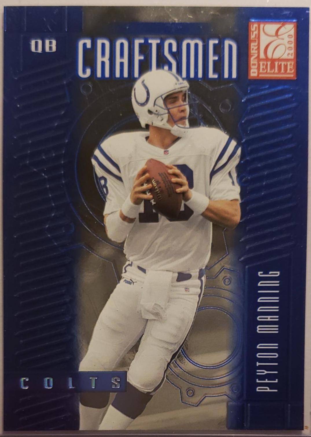 PEYTON MANNING #C-3 Football Cards 2000 Panini Donruss Elite Craftsmen