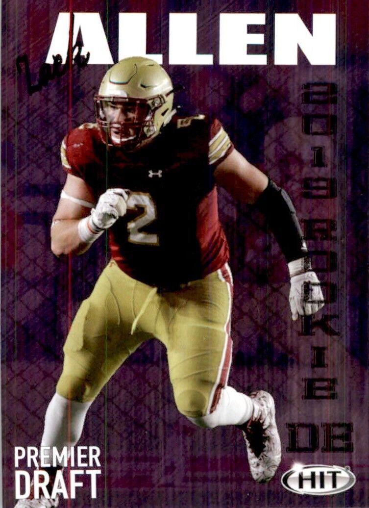 Zach Allen #89 Football Cards 2019 Sage Hit