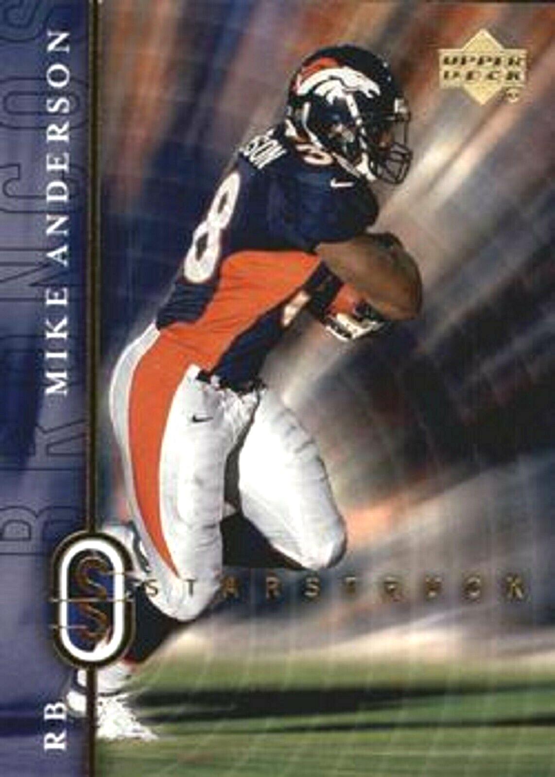 Mike Anderson #S7 Football Cards 2001 Upper Deck Starstruck