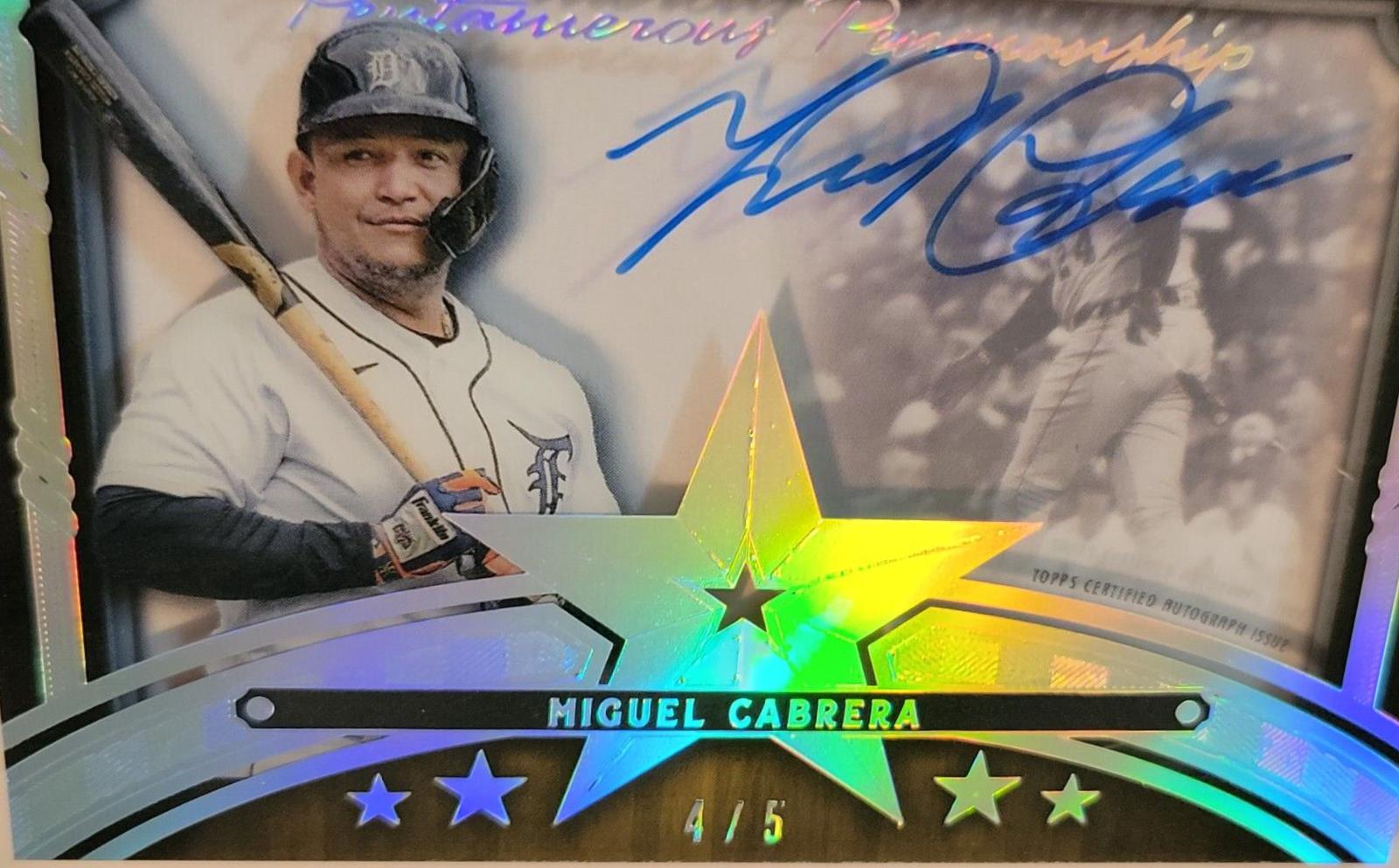 Miguel Cabrera [Gold] #PP-MC