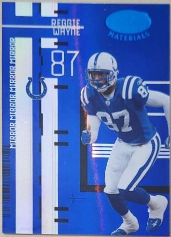 Reggie Wayne [Mirror Blue] #54
