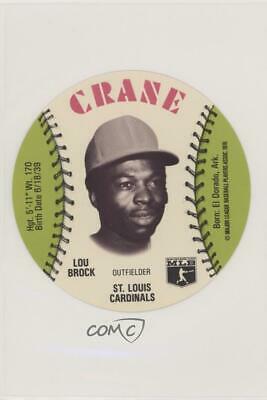 Lou Brock Baseball Cards 1976 Crane Potato Chips Discs