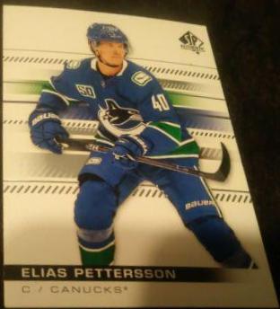 Elias Pettersson #79 2019-20 SP Authentic Hockey