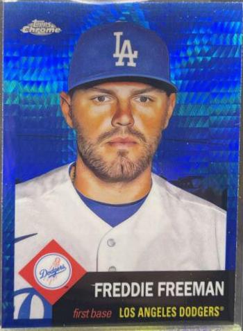 Freddie Freeman [Blue Prism Refractor] #500