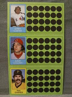 Gary Carter, Dave Collins, Phil Garner #66, 84, 102