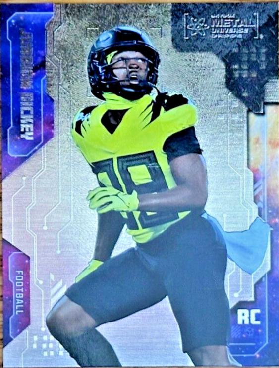 Jurrion Dickey #60 Football Cards 2024 SkyBox Metal Universe Champions