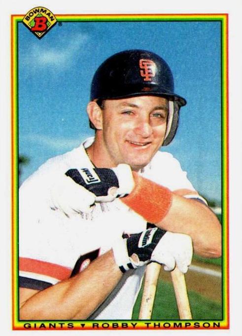 Robby Thompson #233 Baseball Cards 1990 Bowman