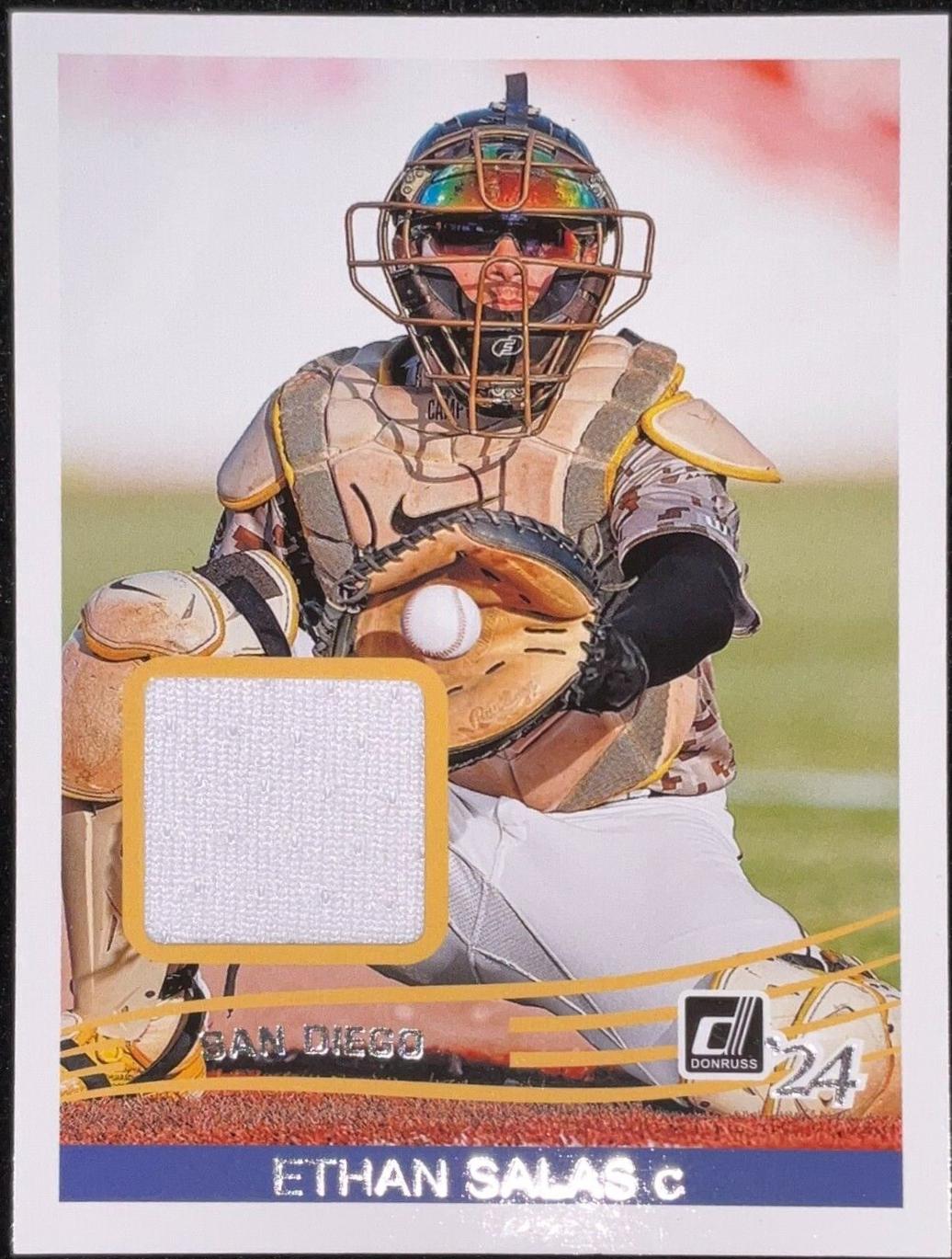 Ethan Salas #6 Baseball Cards 2024 Donruss Retro 1984 Materials