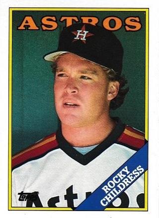 Rocky Childress #643 Baseball Cards 1988 Topps