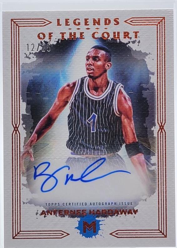 Anfernee Hardaway #LCS-AH Basketball Cards 2023 Topps Motif Legends of the Court Signature