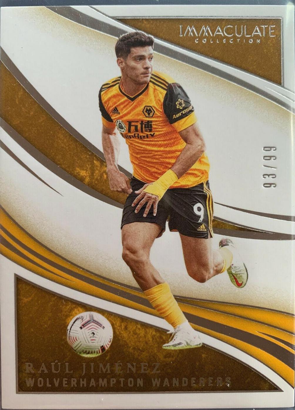 Raul Jimenez #123 Soccer Cards 2020 Panini Immaculate Collection