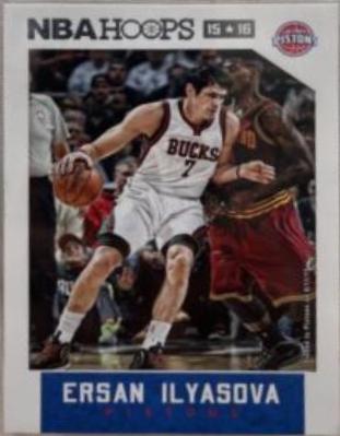 Ersan Ilyasova #1 Basketball Cards 2015 Panini Hoops