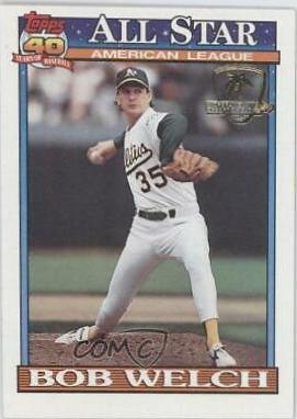 Bob Welch #394 Baseball Cards 1991 Topps Desert Shield